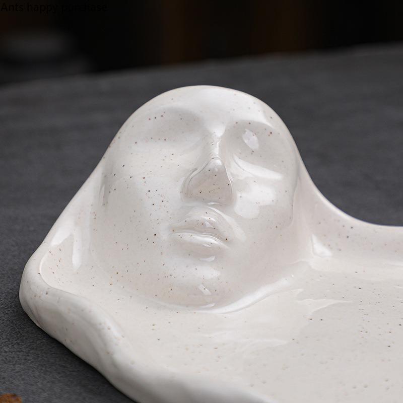 Set ceașcă de cafea și farfurii din ceramică Cana creativă cu față umană Pahare de băut pentru cuplu Ceai de ceai cu lapte Căni de cafea Căni de lapte Căni de ceai