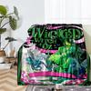 Wicked Theme Printed Blanket - Perfect for Couch, Bed, Travel & Outdoor Use | Machine Washable, Cozy & Durable.