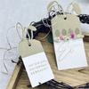 Easters Rabbits Label Cutting Dies for Scrapbooking Card Making Decorations Carbon Steel Die Cuts Embossing Stencils