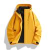 Mens Womens 3-in-1 Removable Hooded Windproof Warm Outdoor Jacket Hiking Camping Fishing Cycling