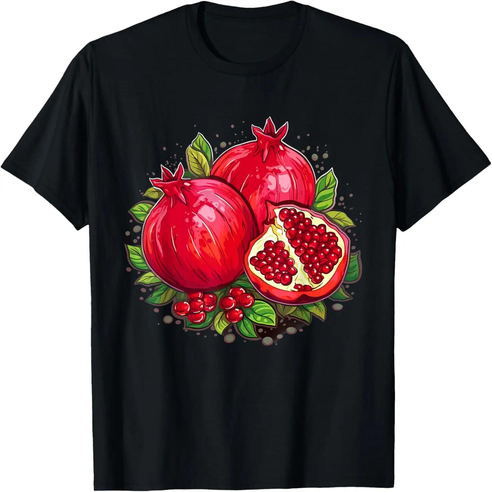 Retro Style Pomegranate T-Shirt S