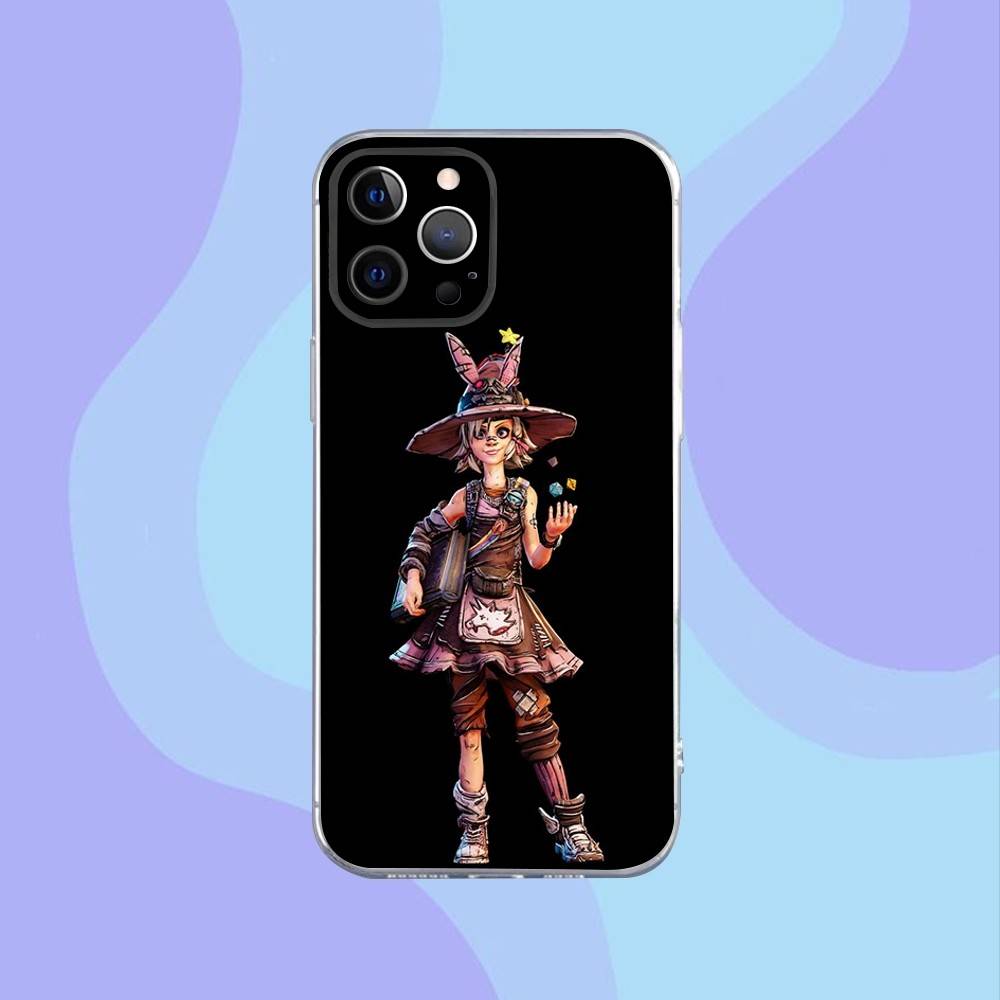 

Game B-Borderlands Phone Case For iPhone 16,15,14,13,12,11 Pro,Max,Plus,X,XS,XR,SE,Mini Transparent Silicone Soft iPhone11