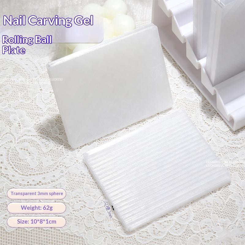 2-4mm Rubbing Strip Ball Mould Soft Ceramic Optional Diameter Non-Toxic Craft Supply for DIY Phone Case Decor Making