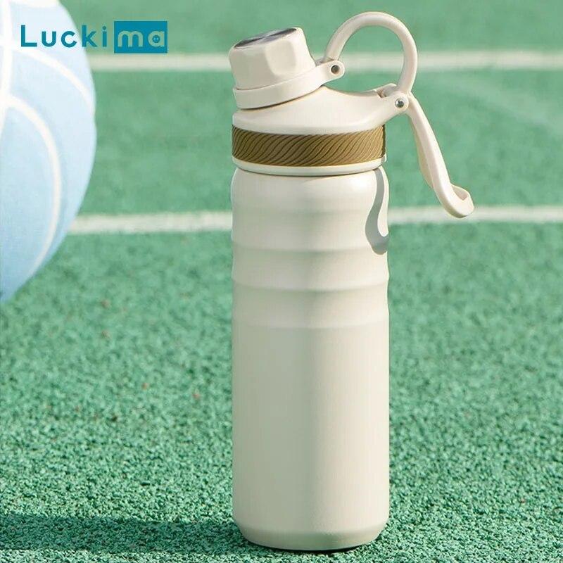 

530/700 мл термос Спортивная уличная фляга для воды термоизолированная чашка 304 нержавеющая сталь протеиновый порошок термосы идея подарка White-530ml