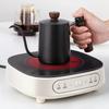 304 Stainless Steel Wooden Handle Espresso Coffee Pot for Home and Commercial Use, Long Spout and Fine Nozzle Drip Coffee Maker for Brewing