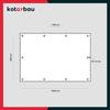 Bâche de Protection - Kotarbau - 6 x 10 m - Imperméable - Résistant aux UV - Œillets renforcés