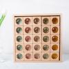 Rainbow Building Block Mandala Translucent Diamond Matching Color Castle Building Block Interior Creative Ornaments Stacking Music Toys