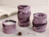 Concrete Stripe Candle Jar Silicone Mold Simplicity Wave Storage Tank Ornament Cement Plaster Flowerpot Resin Molds Home Decor