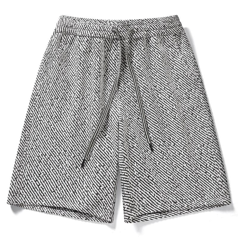 Shorts for Men In Summer, Thin Fit, Men's Solid Color, Loose Fit, Sports Pants, Ice Silk Quick Drying, Slim Fit, Casual Cropped Pants