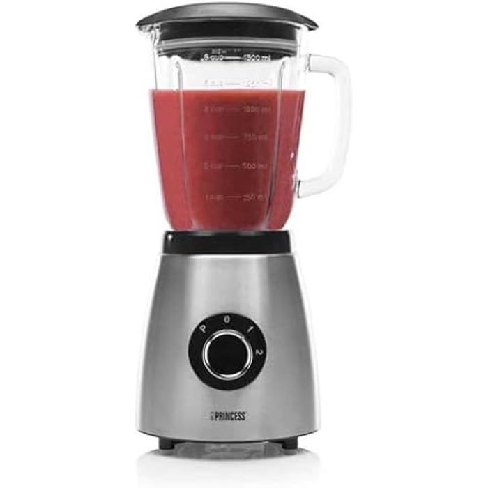 Bol mixeur blender - PRINCESS - PRI-8712836996168 - Acier inoxydable - 500 W - Blanc