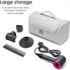 Travel Case for Dyson Hair Dryer Portable Storage Bag with Metal Hanging Hook for Dyson Airwrap Curling Iron Styling Accessories