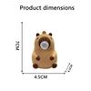 Capybara Doll Pinch Pendant Toys Squeeze Spit Bubble Decompression Toy Children's Schoolbag Doll Pendant Decoration Party Gift