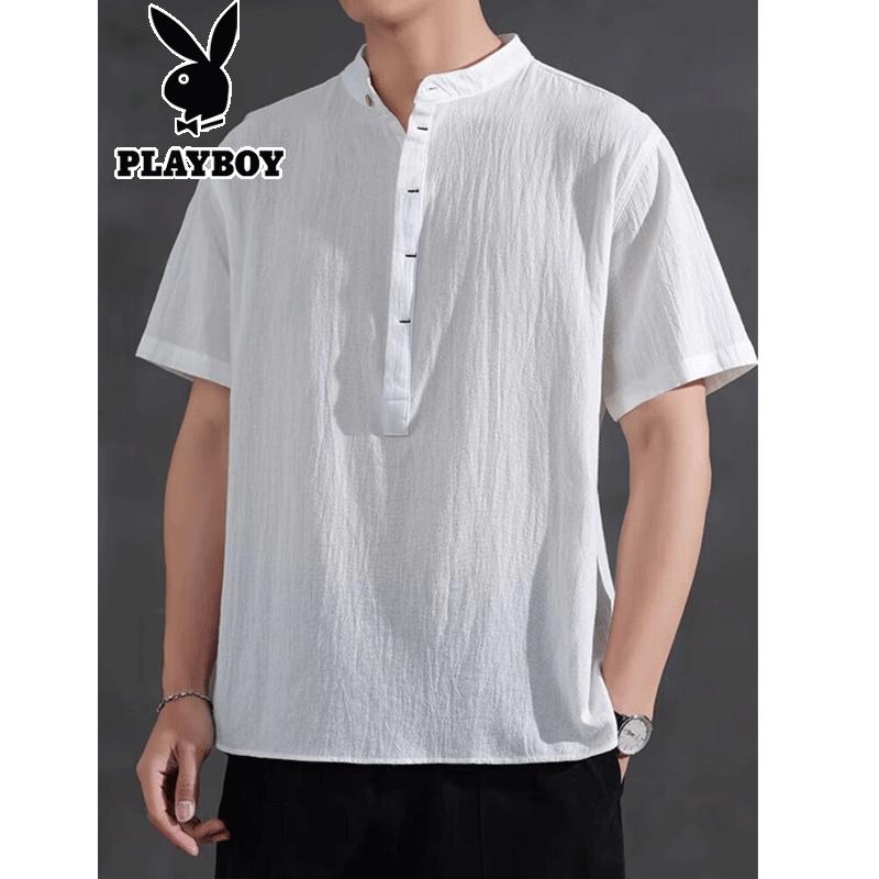 Playboy Men s Ramie Blend Short Sleeve Polo Shirt 2XL
