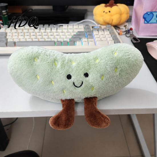 Interactive Plush Toys for Dogs Squeaky Dog Toy Soft Cucumber Shape Durable Chew Small And Large Boredom Relief Toy Stress