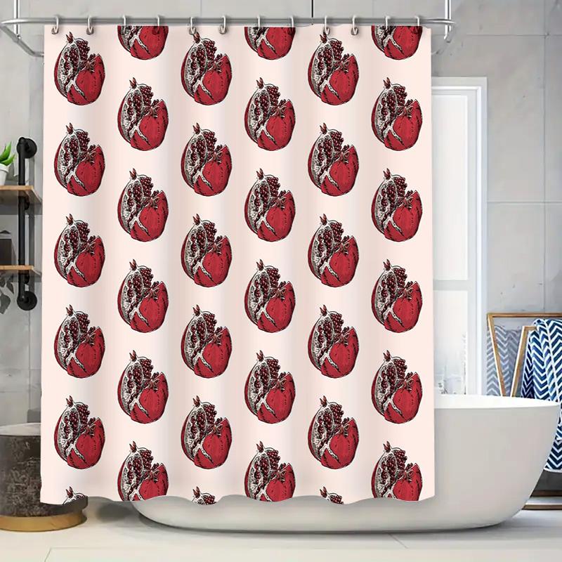 

Vintage Floral Shower Curtain Botanical Flower Pattern Bathroom Decor Farmhouse Rustic Home Decor Washable Fabric Backdrop W60H190(CM)-1 Pcs