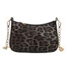 2025 winter new niche crescent bag foreign style fashion simple leopard print single shoulder underarm handbag