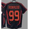 Nacionalinė M/S/AC retro futbolo uniforma klasikinė nostalgiška replika Tailandiška versija trumpomis rankovėmis sportinė apranga