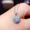Promotion of Multiple 1.0 Carat Moissanite Windmill Pendants, Luxury Wedding 925 Silver Jewelry, Bride Diamond Necklace