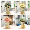 European Ceramic Decorative Vases Floral Arrangement Container with Elphant Sculpture For Dining Room Study Or Event