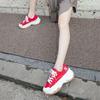 MLB Chunky High Low New York Yanker Fabric Slip Resistant Abrasion Resistant Low top Chunky Sneakers Unisex Red 32SHU2111-50R