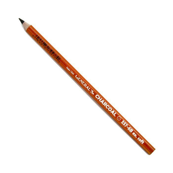 Crayon fusain noir 6B