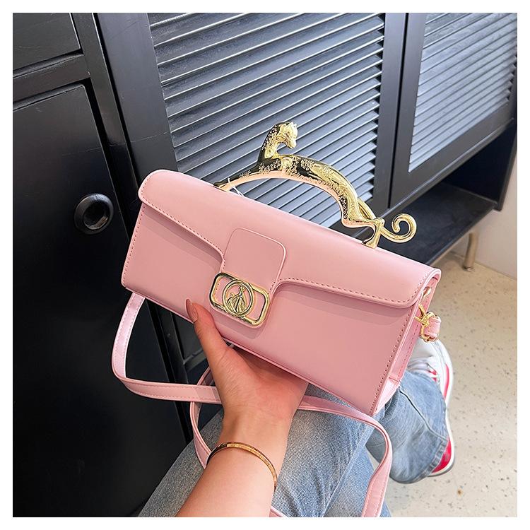 Všestranná špičková malá čtvercová taška pro nošení přes jedno rameno nebo crossbody