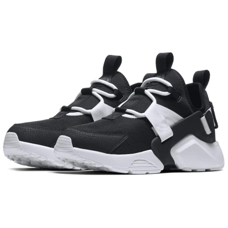 Nike Air Huarache City Low Black Black White Women's Nike AH6804-002