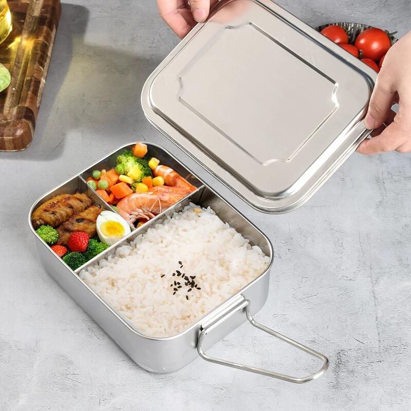 

304 Stainless Steel Compartmented Bento Lunch Box