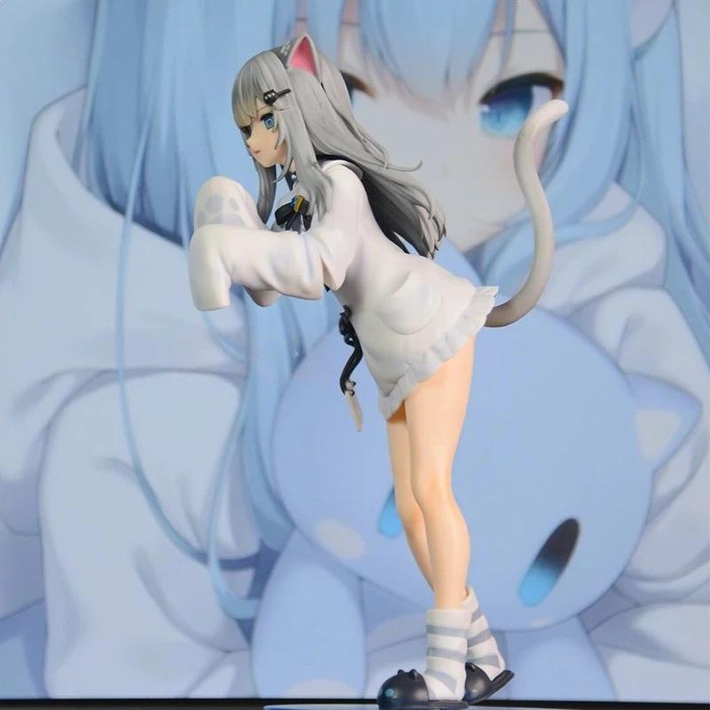 Amagi Cat Original Nekotori Shizuku Cat Girl Anime Figure Collectible Model Desktop Decor For Otaku Anime Fans Collection Gift