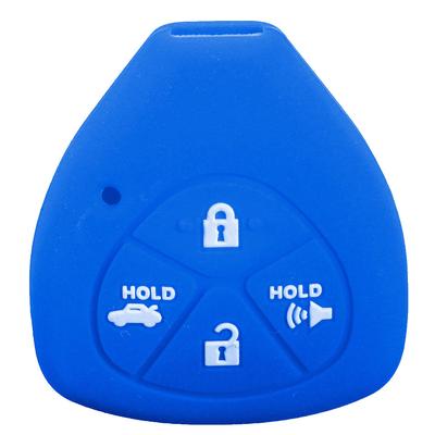Silicone 4 Button Remote Key Skin Protector Cover Case Fob Shell For TOYOTA CV4401BK Corolla