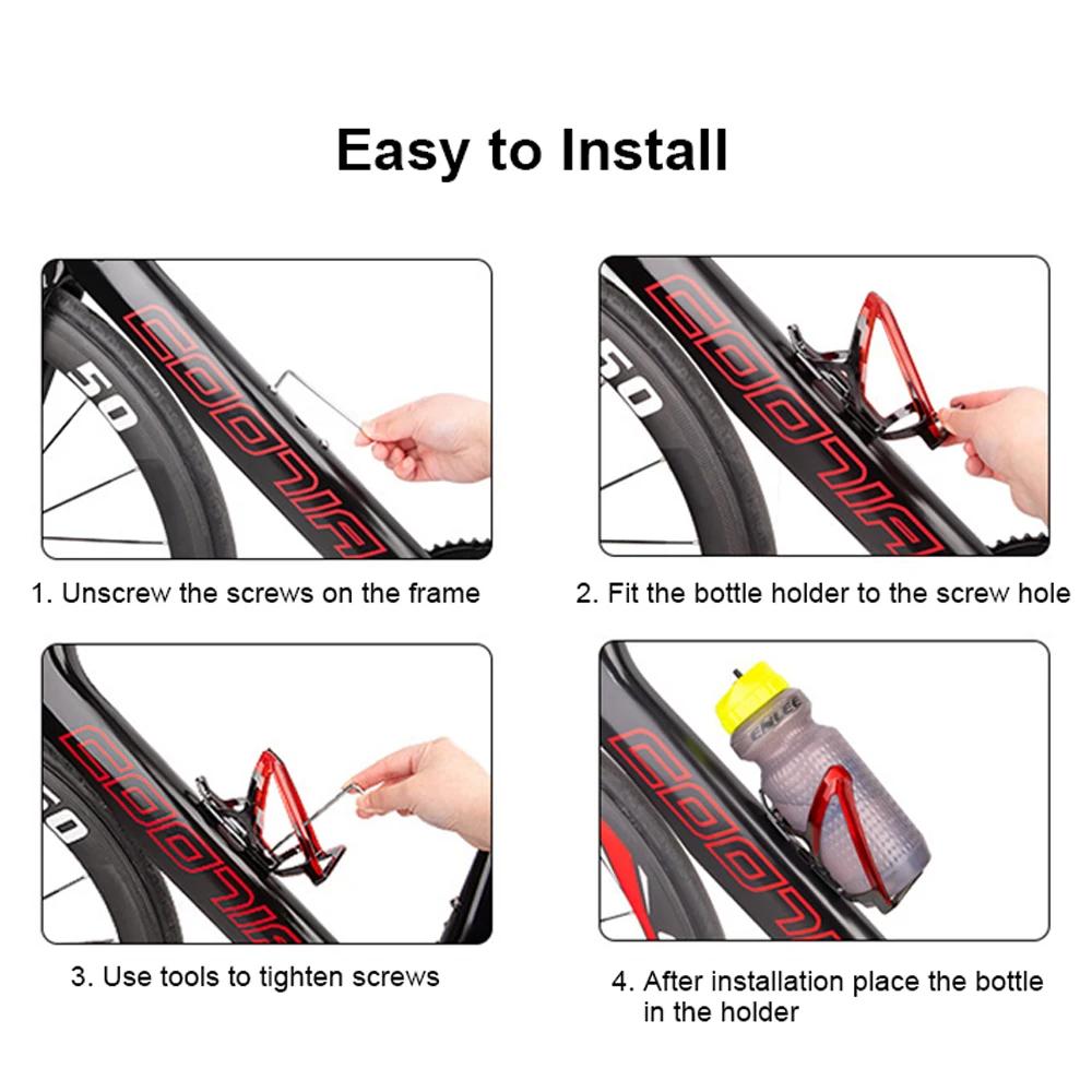 Bicycle Bottle Holder Water Bottle Cage MTB Road Bicycle Colorful Lightweight Cycling Bottle Bracket Bicycle Accessory