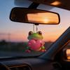 Yousheng 2D Acrylic Animal Hanging Ornament Car Rearview Mirror Charm Backpack Keychain Fade-Resistant Cute Car Interior Hanging Decor for Home Office