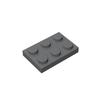Small Particle Assembly Diy Building Block Bulk Accessories, Compatible Building Block 3021 Parts 2X3 Low Brick Board 6 Hole Sheet
