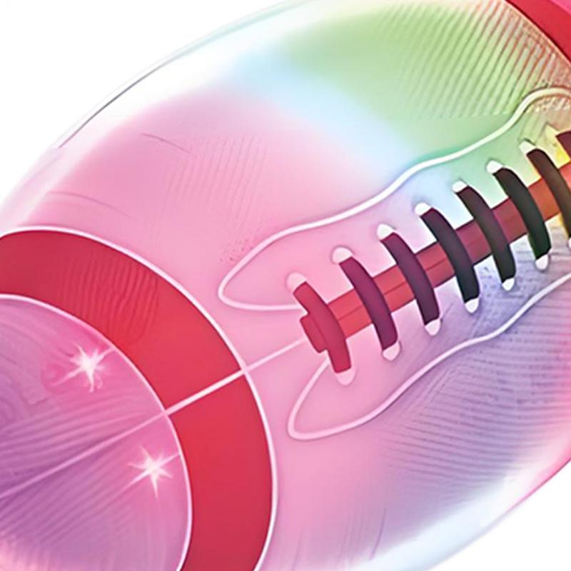 Glow In Dark Football Outdoor Soccer Ball Rechargeable Bright Colorful Football for Games Christmas Sports Boy Outdoor Kids