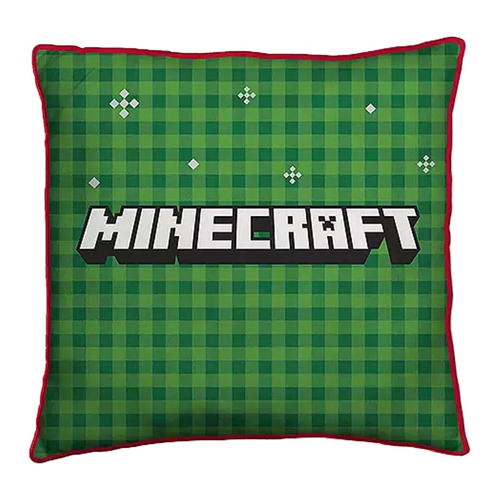 Minecraft Square Snowy Filled Cushion
