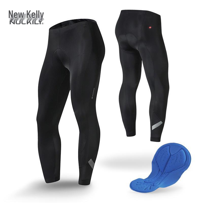 

NUCKILY Unisex Mountain Bike Cycling Pants - High Elasticity, Breathable, Quick Drying for Spring & Autumn XXXL чёрный