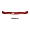 Car Carbon Fiber Trunk Load Edge Badge Decoration Stickers For Hyundai I20 I30 Kona Tucson Sonata Elantra Veloster Santa Fe ix20 HH51