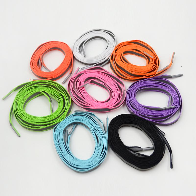 2025 NEW 3M Reflective Shoelaces Sneaker Shoestrings Running Shoelace Unisex Fashion Shoe Laces Luminous Glowing Shoelaces1Pair