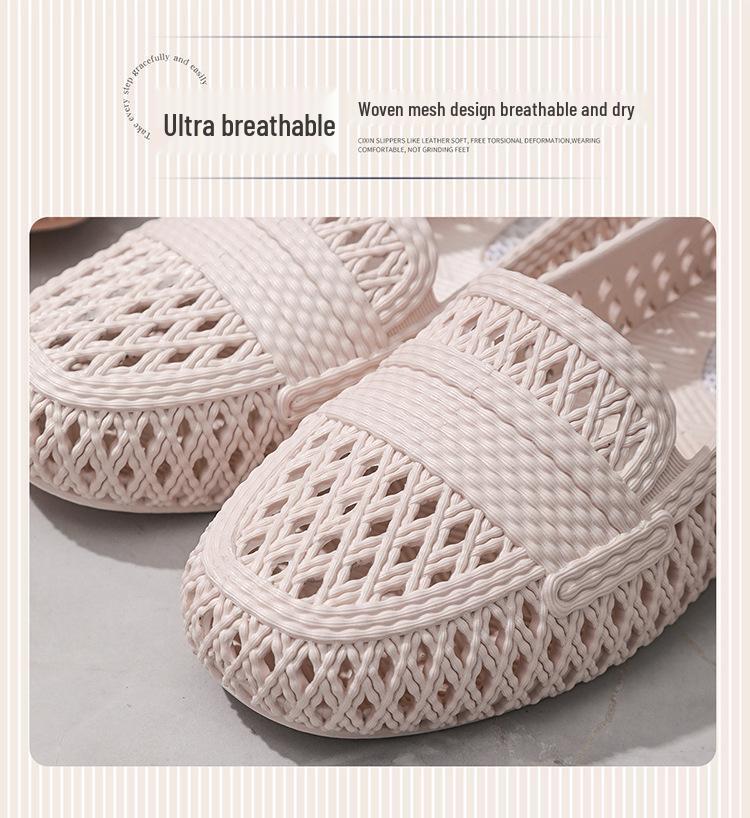 Women's Breathable Closed-Toe Sandals - Perfect for Nurses and Mothers, Soft Sole, Casual Wear