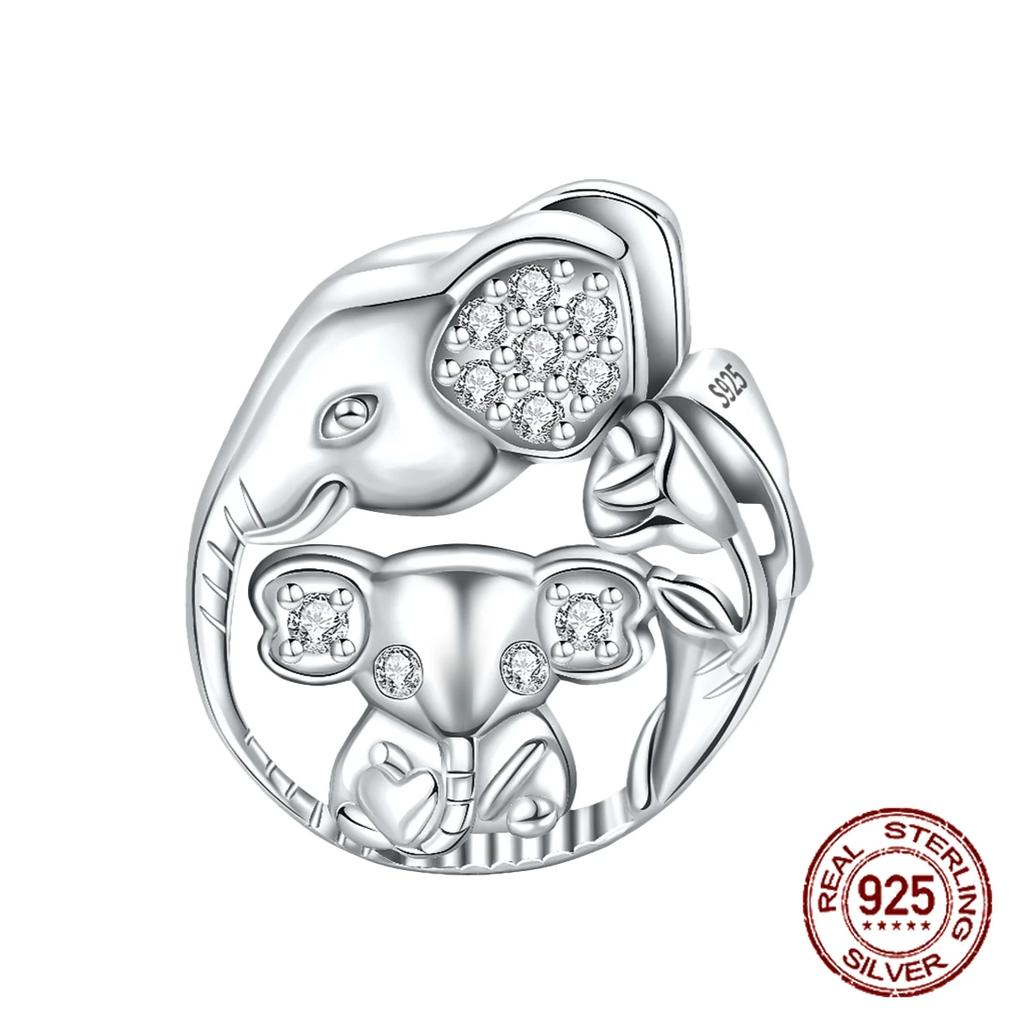 925 Silver Family Grandma Love You Mother Beads Pandent Charm Fit 4MM Hole Diameter Bracelet DIY Bead Ms Jewelry Gift