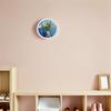 Sturdy Round Wood Picture Frame Wall Hanging Decorative Photo Frame for Living Room Wall Mounted Decor Photo Frames