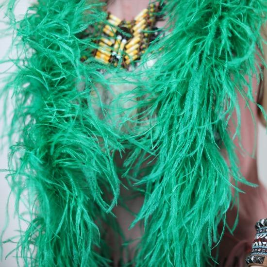 DIY 1 Ply Ostrich Feather Boa Customized Real Ostrich Feathers Scarf for Wedding Dress Sewing Decoration Plume Woman Shawl