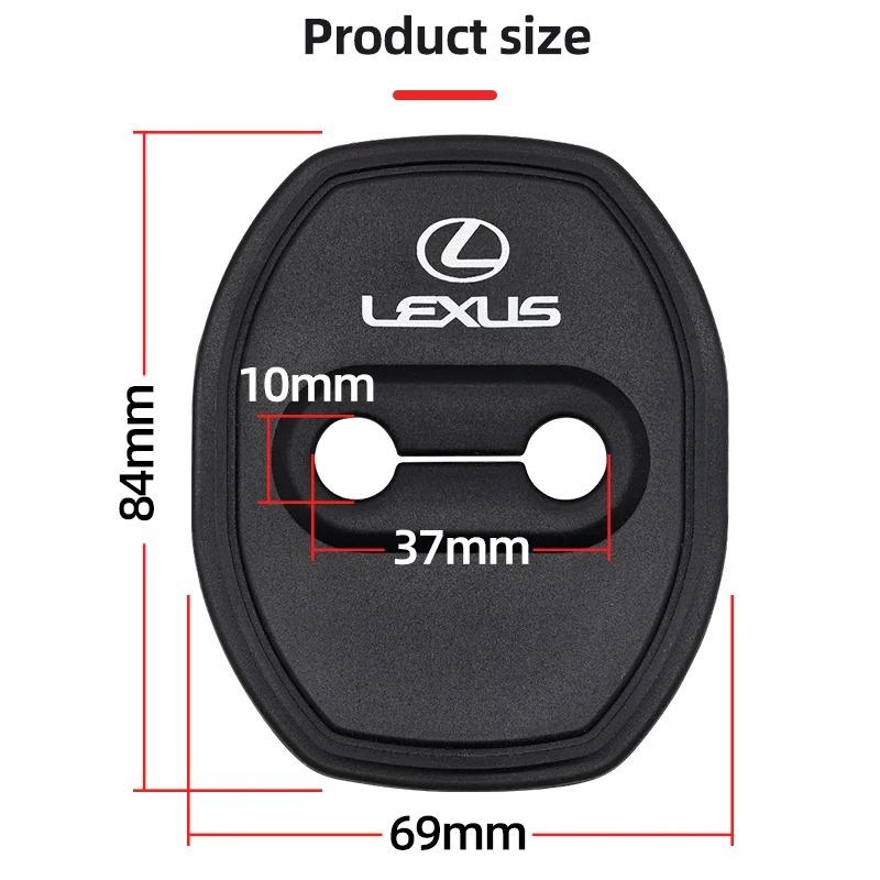 4pcs Car Door Lock Protection Cover Sticker Accessories For Lexus NX GS RX IS ES GX LX RC 200 250 350 LS 450H 300H ES350 RX450h AFG1