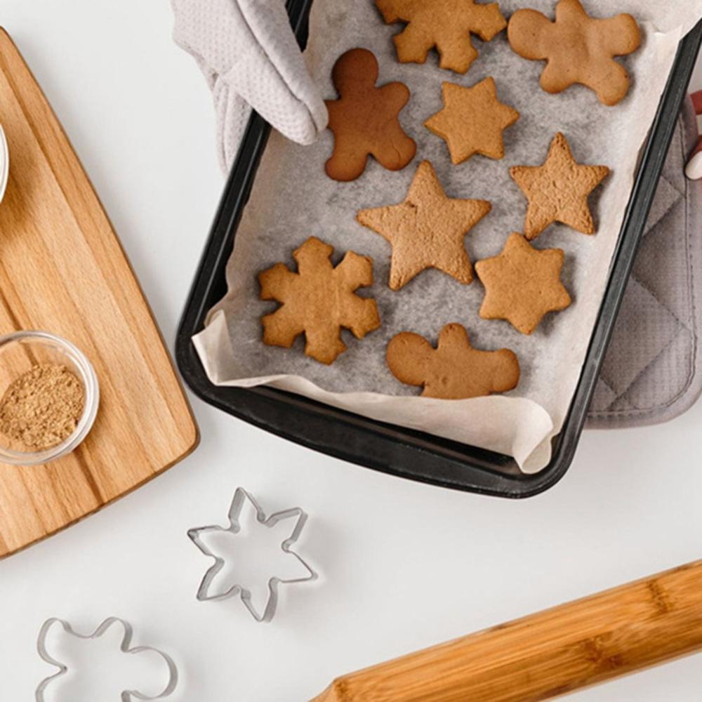 DIY Nerezové vykrajovátka na sušenky Santa Clause Sada Vykrajovátko Forma na sušenky Pečicí nástroje Vánoční dekorace