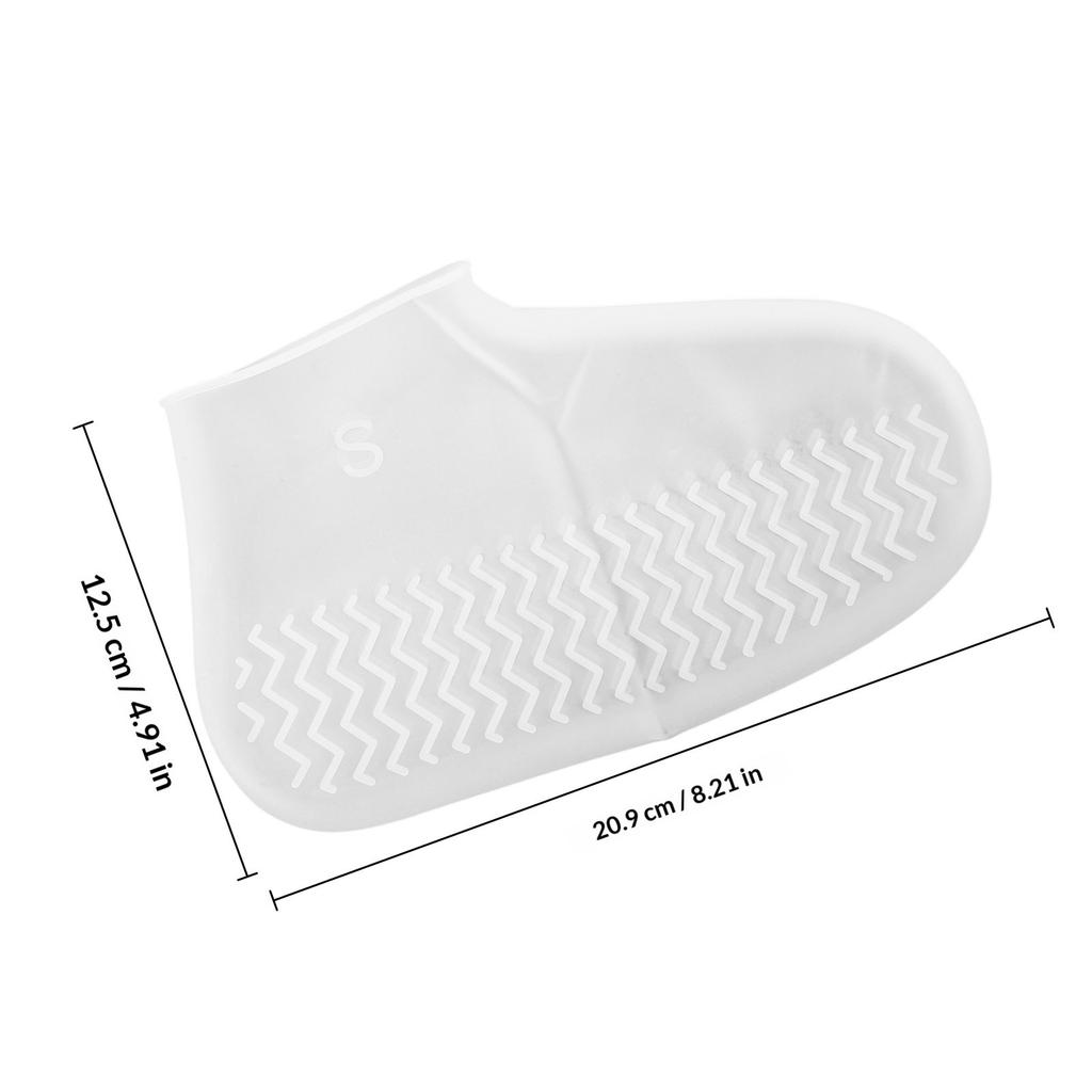 Silicone Rain Proof Shoe Covers for Outdoor Use Waterproof Anti-Slip Shoe Protector Dust Mud Splash Protection Foldable Easy