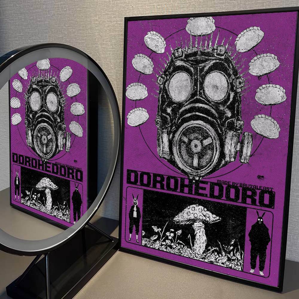 Anime Dorohedoro Good Quality Prints and Posters Waterproof Paper Sticker Coffee House Bar Posters Wall Stickers