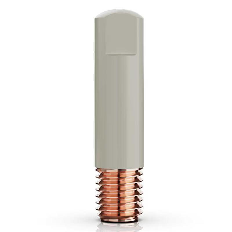 Purple Copper Non-Stick MIG Welding Conductive Tip, Gas-Shielded Nozzle, Coated for 15AK/36KD/24KD Accessories