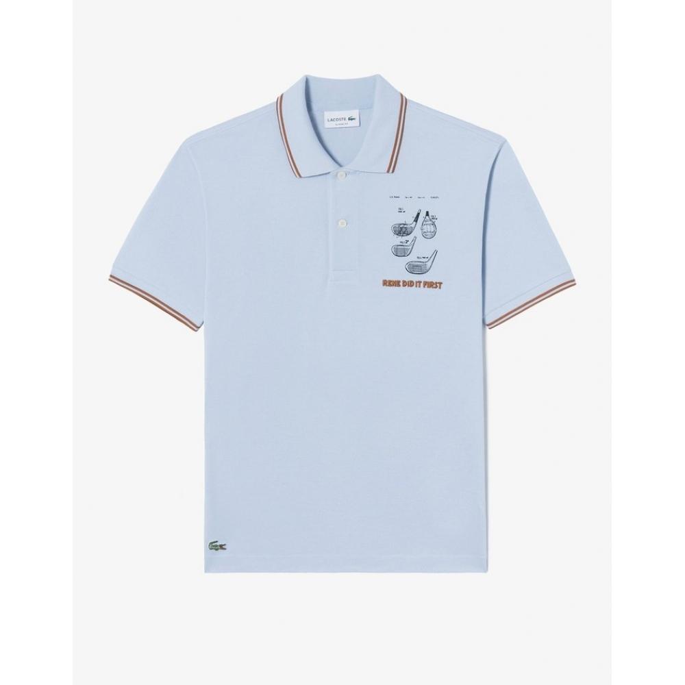 

LacoSte Men S Rene Did It firSt Graphic Polo Ph8008 54g J2g 004