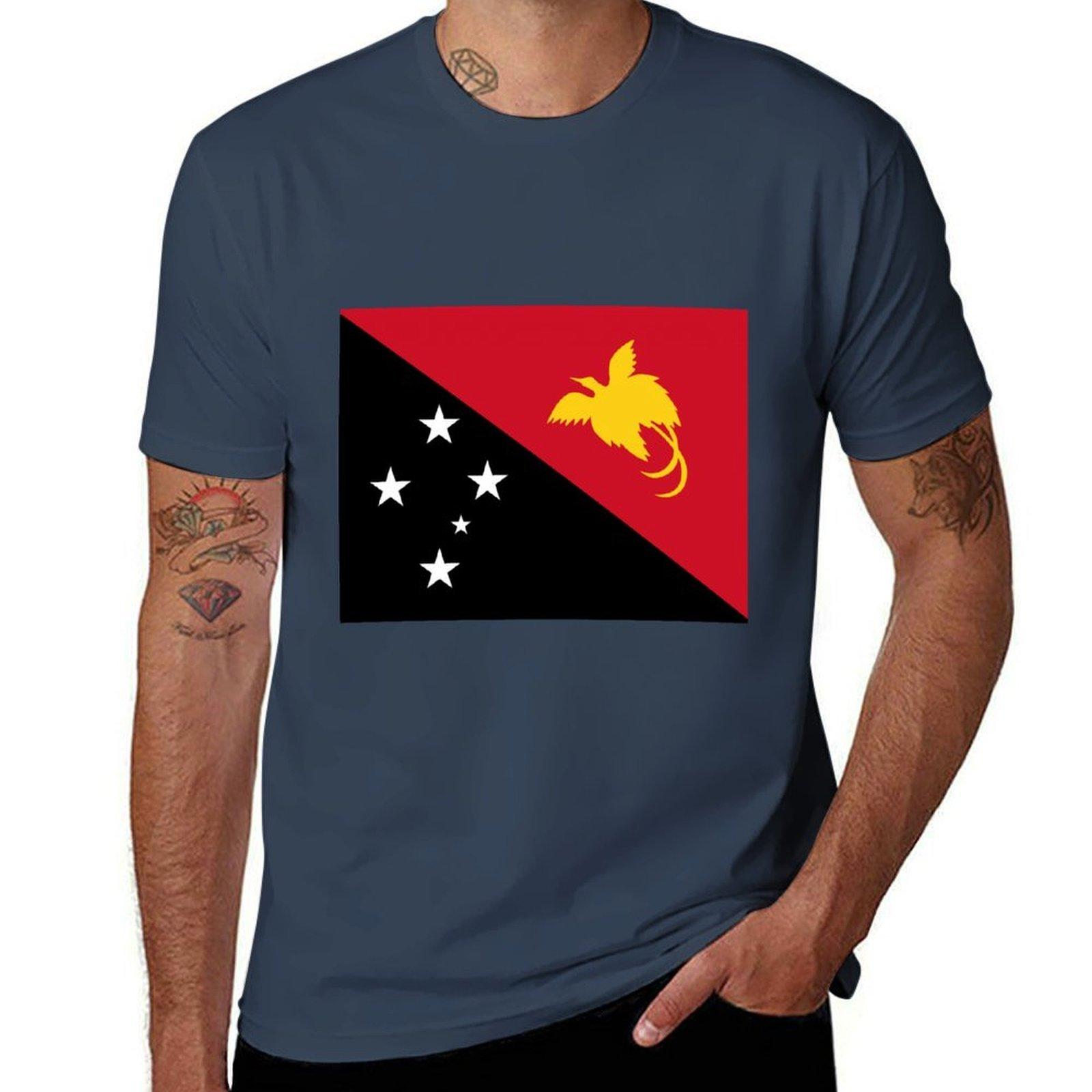 Flag Of Papua New Guinea Tshirt Trend Art Print Tshirt S