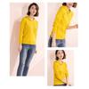 Hooded Sweatshirt Pullover Spring and Autumn Thin Long-sleeved Women's New Solid Color Bottoming Shirt Top
